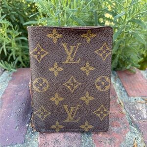 Louis Vuitton Monogram ID Card Wallet Auth Date Code Inside Vintage
